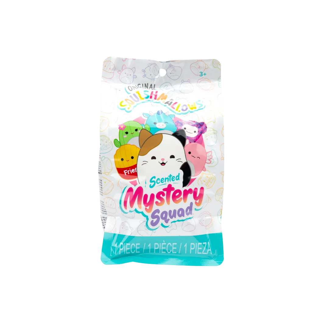 SQUISHMALLOWS Mystery balíček s voňavým plyšákem Ovoce, 13 cm