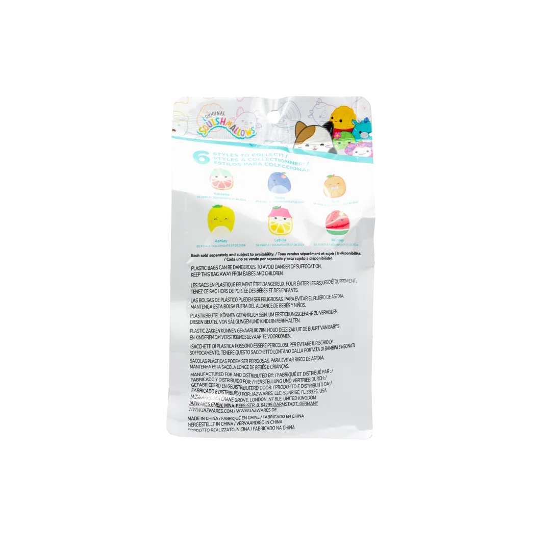 SQUISHMALLOWS Mystery balíček s voňavým plyšákem Ovoce, 13 cm - Image 4